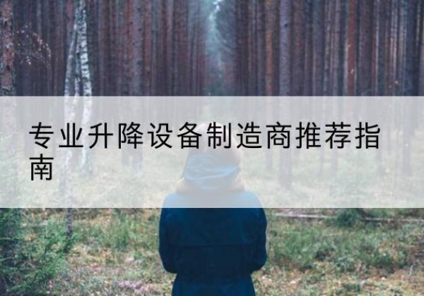 巧家电动剪叉升降平台厂家-专业升降设备制造商推荐指南
